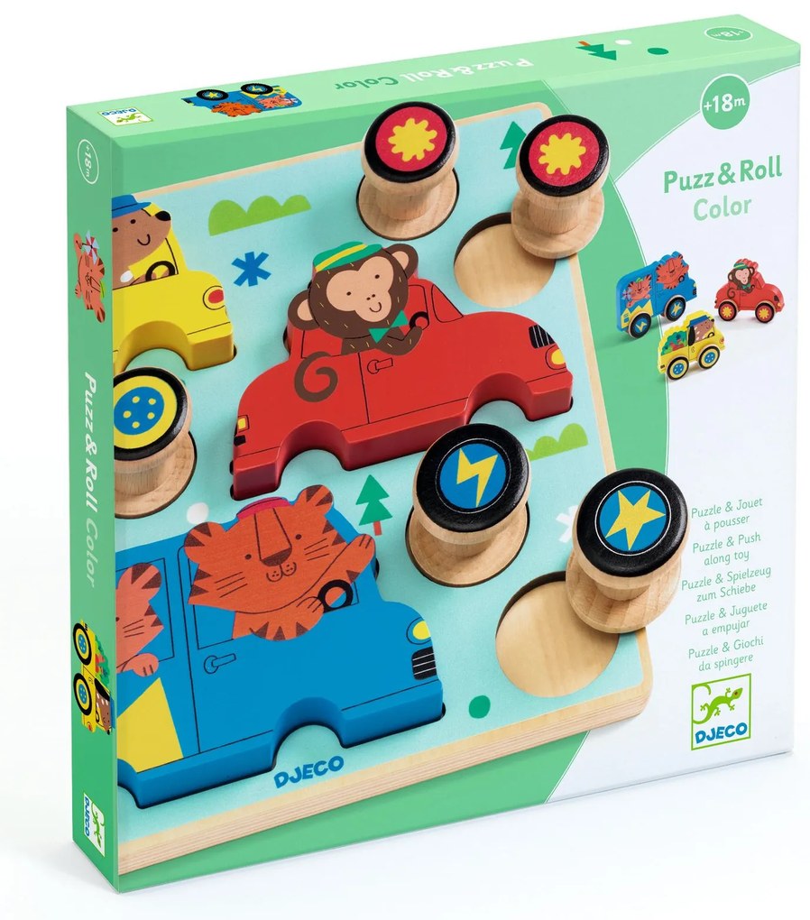 Puzz & Roll Color - 2in1 - Veicoli
