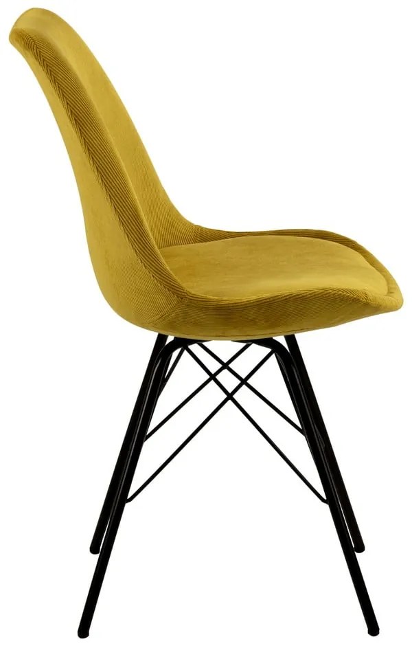 Sedia da pranzo gialla Eris - Actona