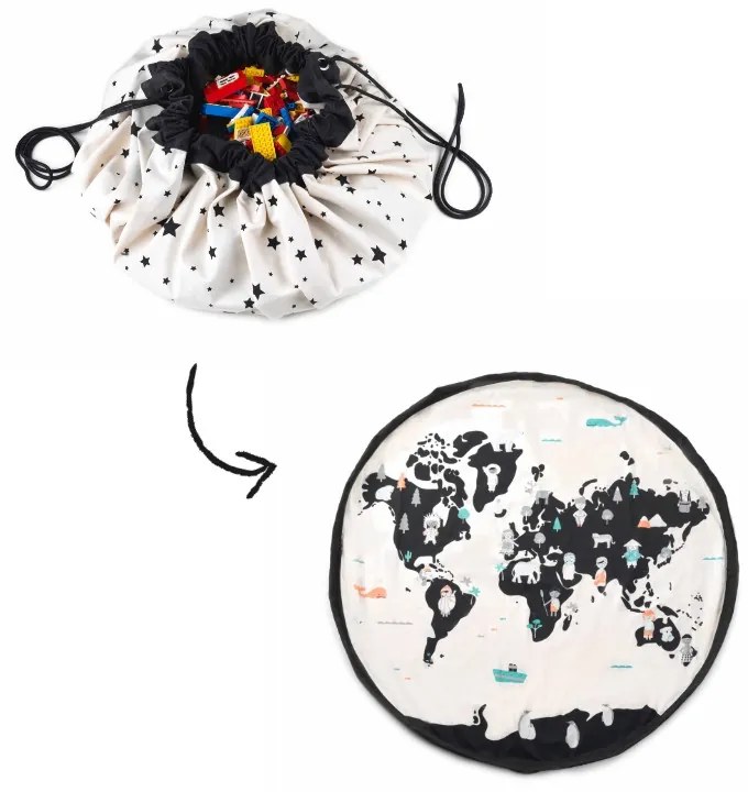 Play&Go Sacco porta giocattoli Wordmap