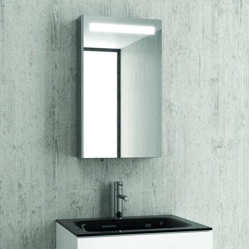 Kamalu - specchiera contenitore illuminazione a led 67x40 kam-1411