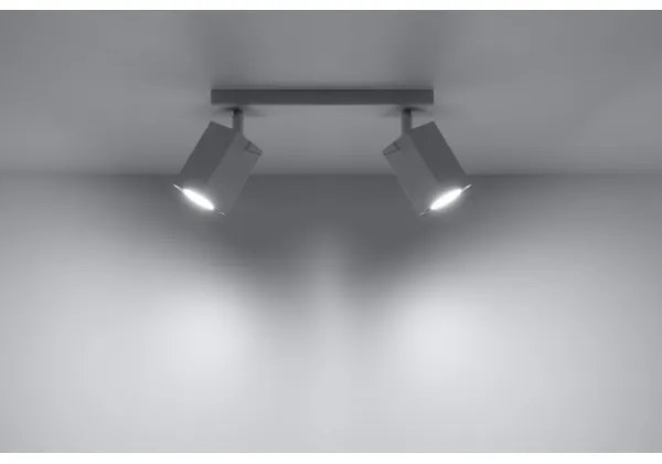 Faretto MERIDA 2 2xGU10/40W/230V bianco