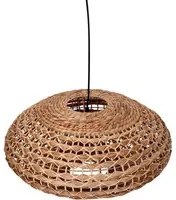 Lampadario rattan naturale con attacco cm 60h29,5