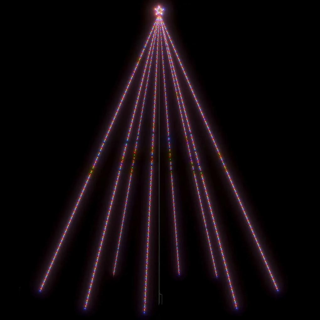 Luci per Albero di Natale Interni Esterni 1300 LED Colorati 8 m