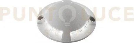 Segnapassi calpestabile led elmo silver dc24v 2w 236lm 4000k 4 fasc...