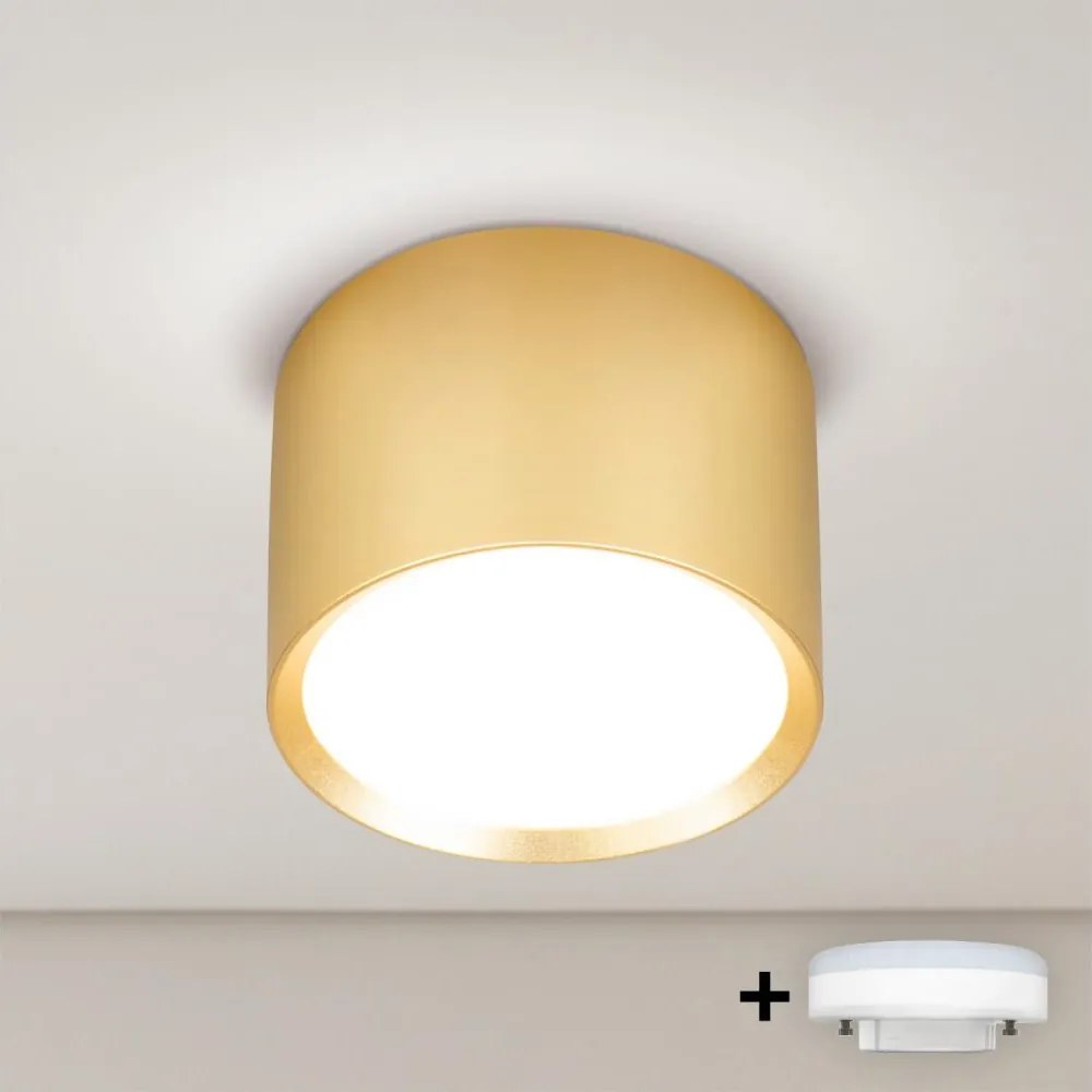Brilagi - LED Faretto SMOOTH 1xGX53/15W/230V dorato