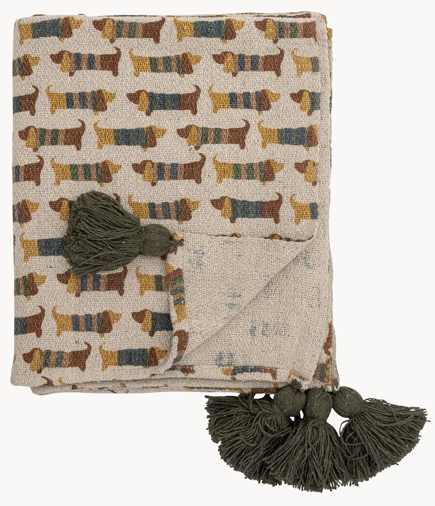 Plaid per bambini con nappe Charlie