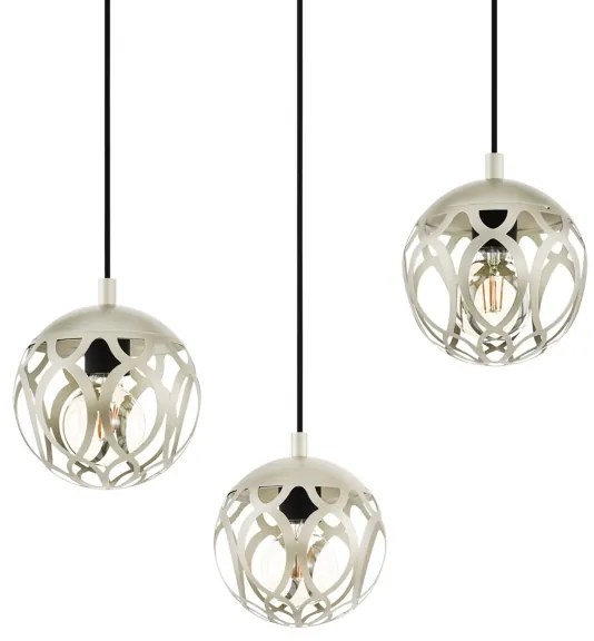 Eglo 99073 - Lampadario a sospensione con filo MIRTAZZA 3xE27/60W/230V