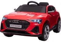 Macchina Elettrica per Bambini 12V con Licenza Audi E-Tron Sportback Rossa