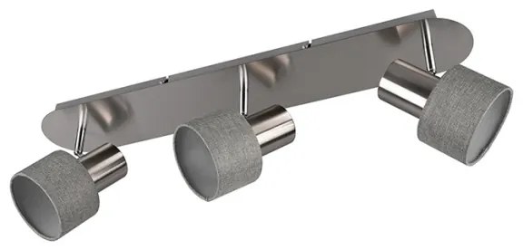 Trio - Faretto WAILER 3xGU10/5W/230V cromo opaco