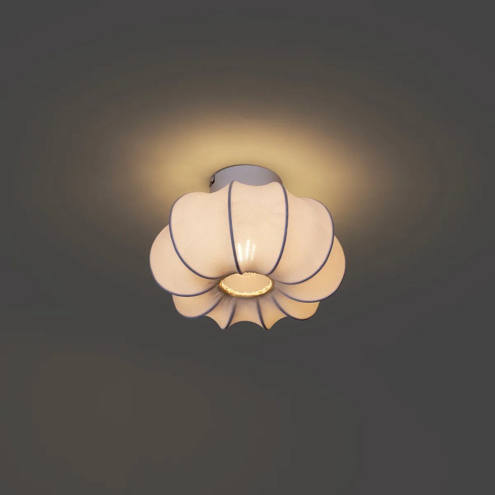 Plafoniera Japandi bianca 27cm - Plu Asyesha