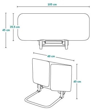 Lionelo - Barriera di sicurezza per letto LORA grigia