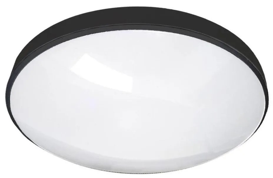 Plafoniera LED da bagno CIRCLE LED/12W/230V 4000K diametro 25 cm IP44 nero