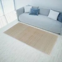 Tappeti Rettangolari in Bamb Naturale 2 pz 120x180 cm cod mxl 72880