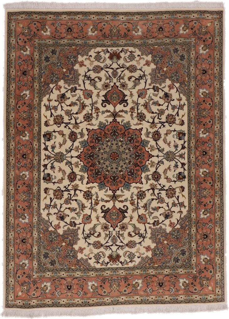 Tabriz Tappeto 150 x 200 (Iran) Annodato A Mano