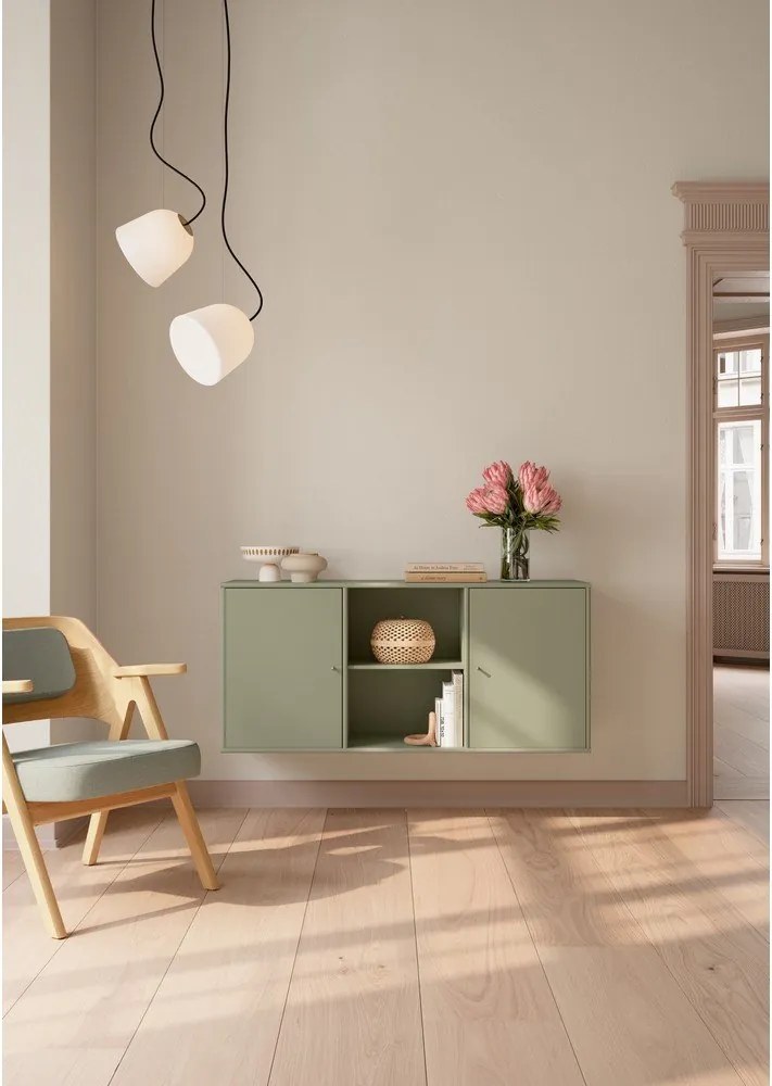 Cassettiera color kaki da appendere 133x61x42 cm Mistral – Hammel Furniture