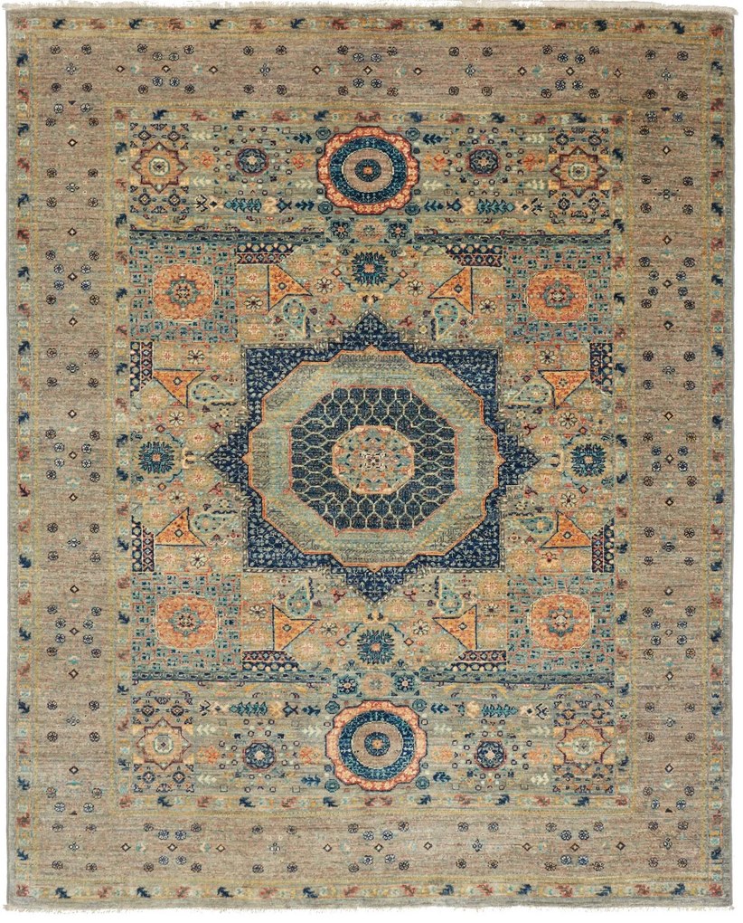 Mamluk Tappeto orientale 190 x 160 (Pakistan) Annodato A Mano