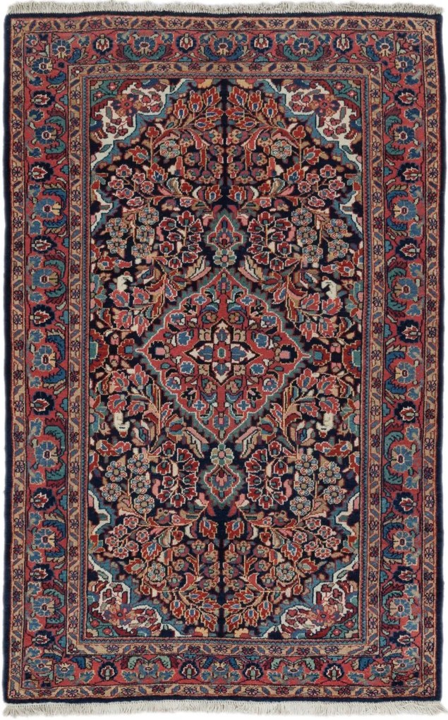 Mahal Tappeto 210x130 (Iran) Annodato A Mano
