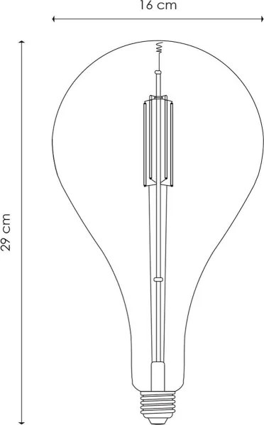 Lampadina LED dimmerabile VINTAGE EDISON E27/4W/230V 2700K CRI 90