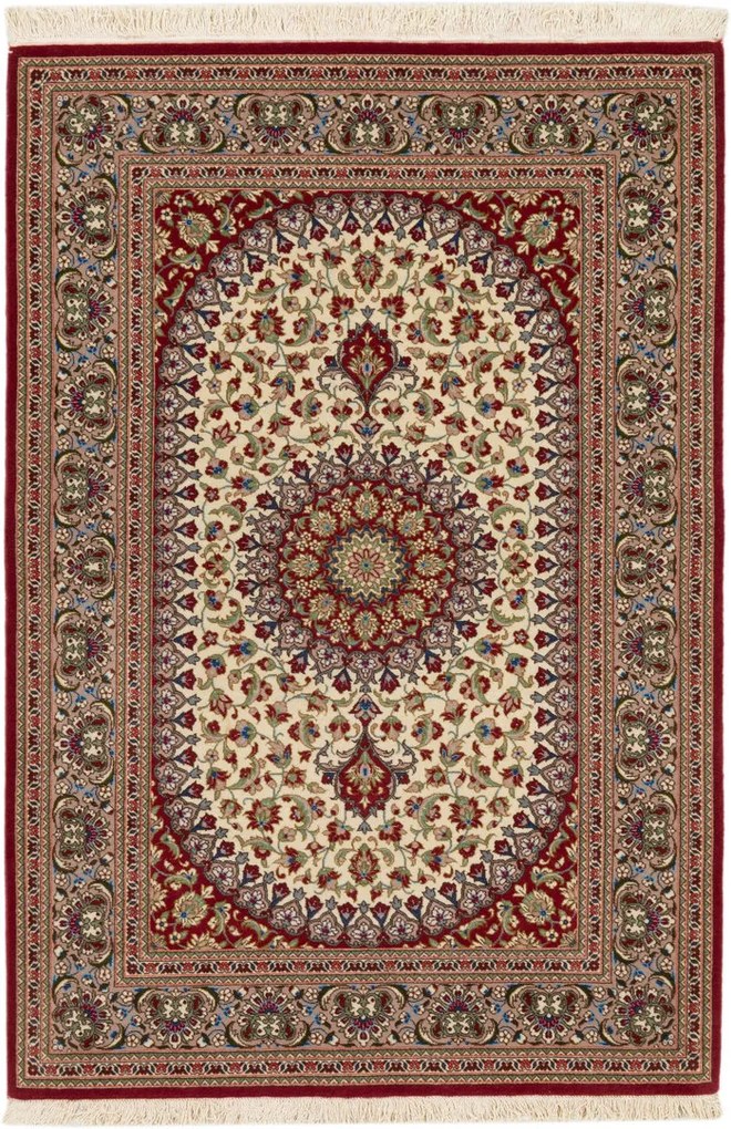 Ghom Tappeto 110 x 160 (Iran) Annodato A Mano