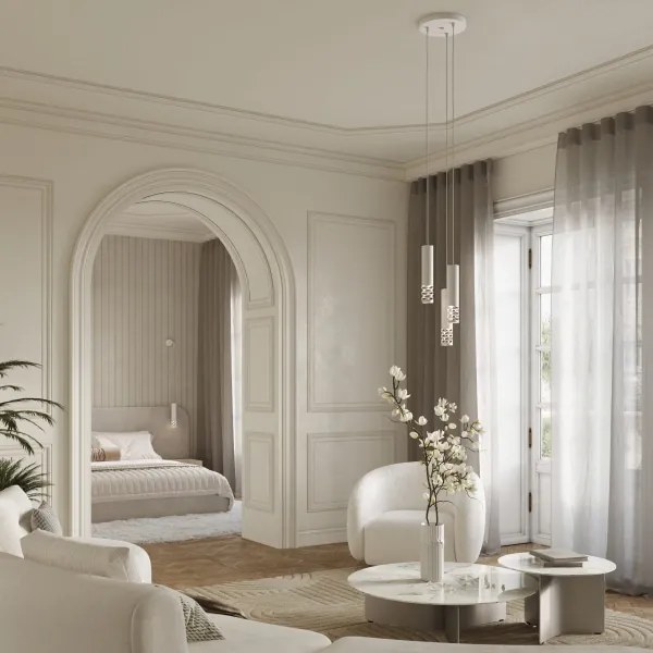 Sollux SL.1695 - Applique LIRO 1xGU10/10W/230V bianco