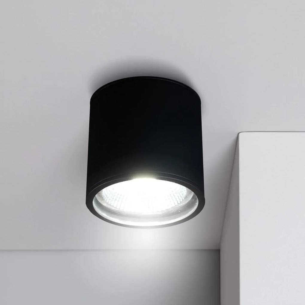 Applique da soffitto IP65 - Nera