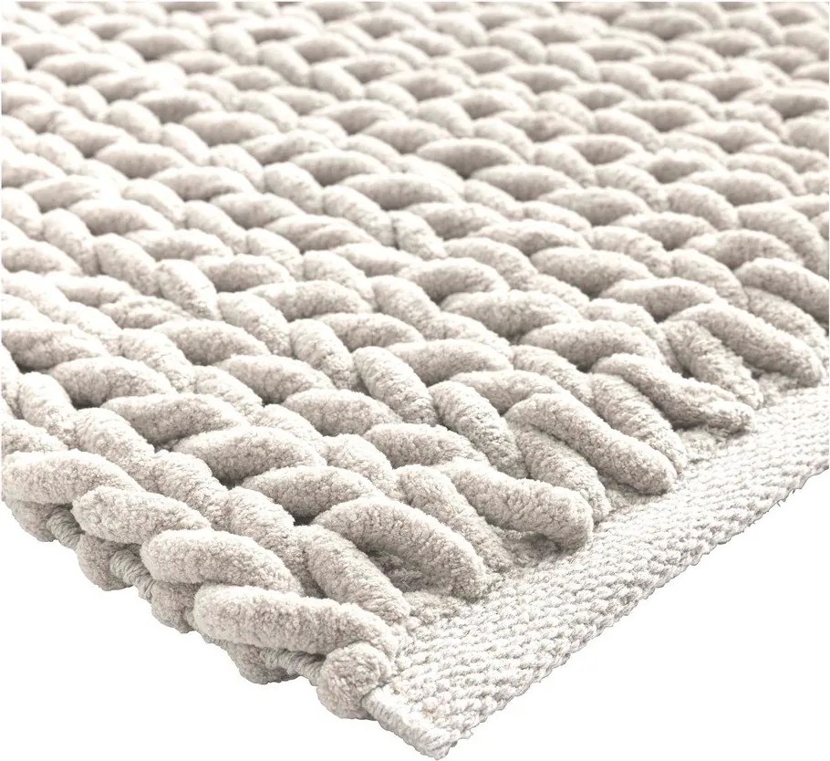 Tappetino per il bagno color crema 50x80 cm Ariel – douceur d'intérieur