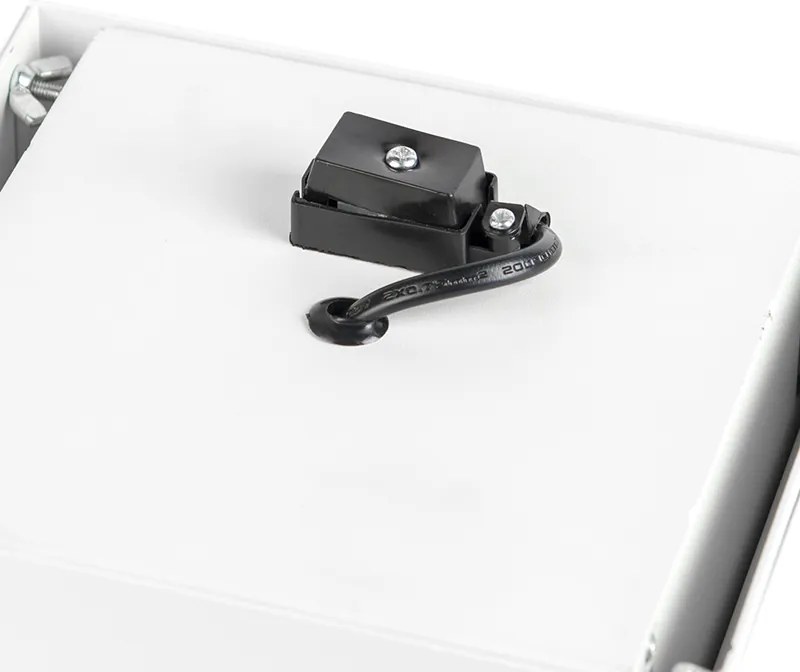 Set di 6 faretti da incasso bianchi AR111 orientabili e inclinabili senza cornice - Oneon