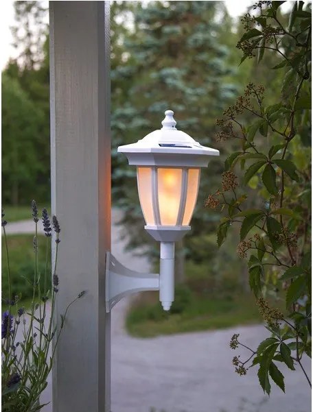 Apparecchio solare LED bianco per esterni Flame - Star Trading