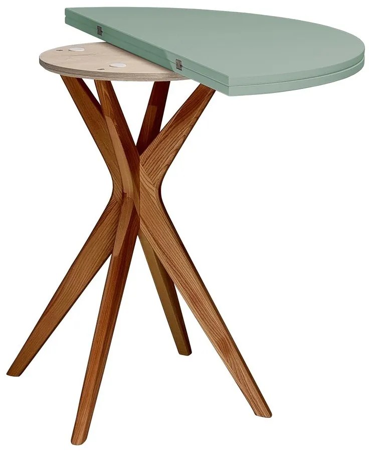 Tavolo da pranzo rotondo allungabile 45x90 cm Jubi – Ragaba