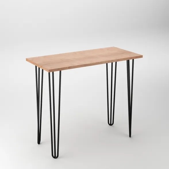Piano d'appoggio finitura rovere per tavolo 90x50 cm in legno