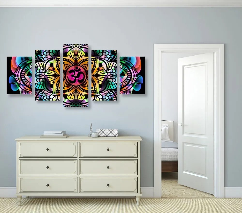 Quadri 5 pezzi – Mandala della salute