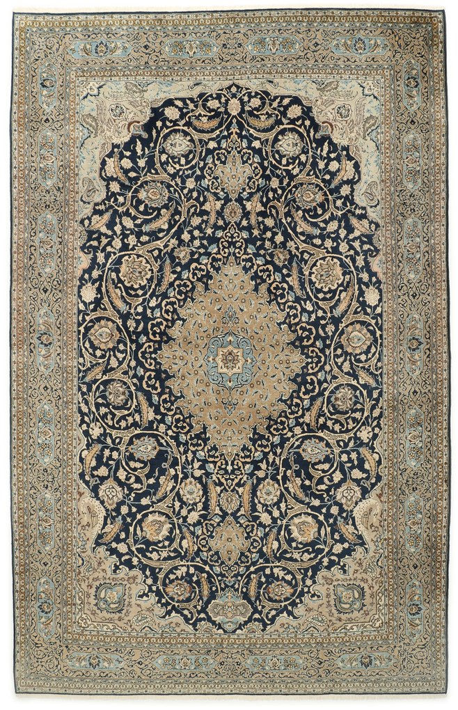 Ghom Tappeto 340x230 (Iran) Annodato A Mano