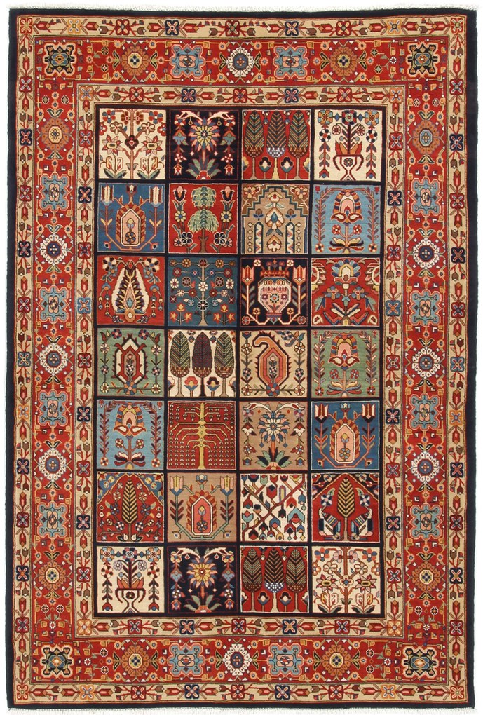 Bakhtiar Tappeto 250x150 (Iran) Annodato A Mano
