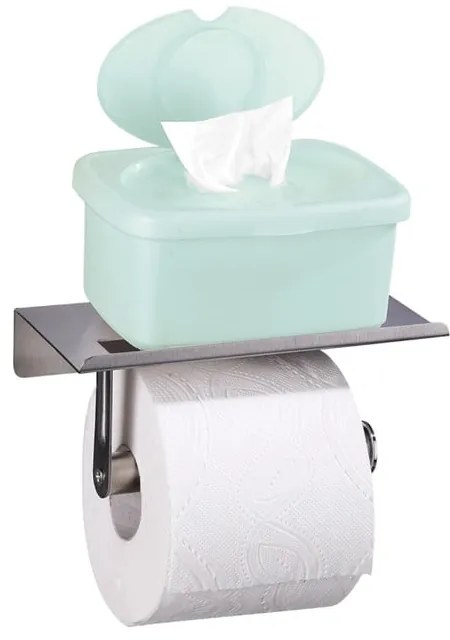 Porta carta igienica autoportante in acciaio inox - Maximex