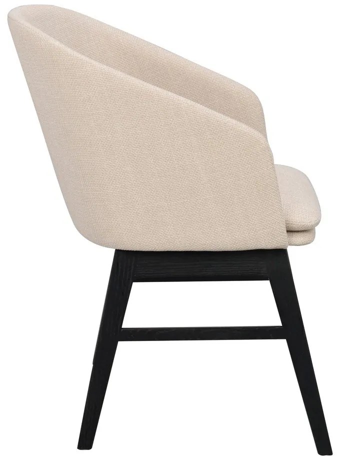 Set di sedie da pranzo beige in imbottito 2 pz Windham – Rowico