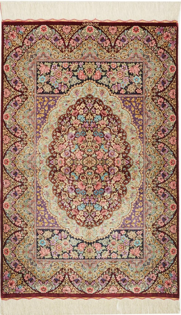 Ghom Tappeto persiano 120 x 80 (Iran) Annodato A Mano