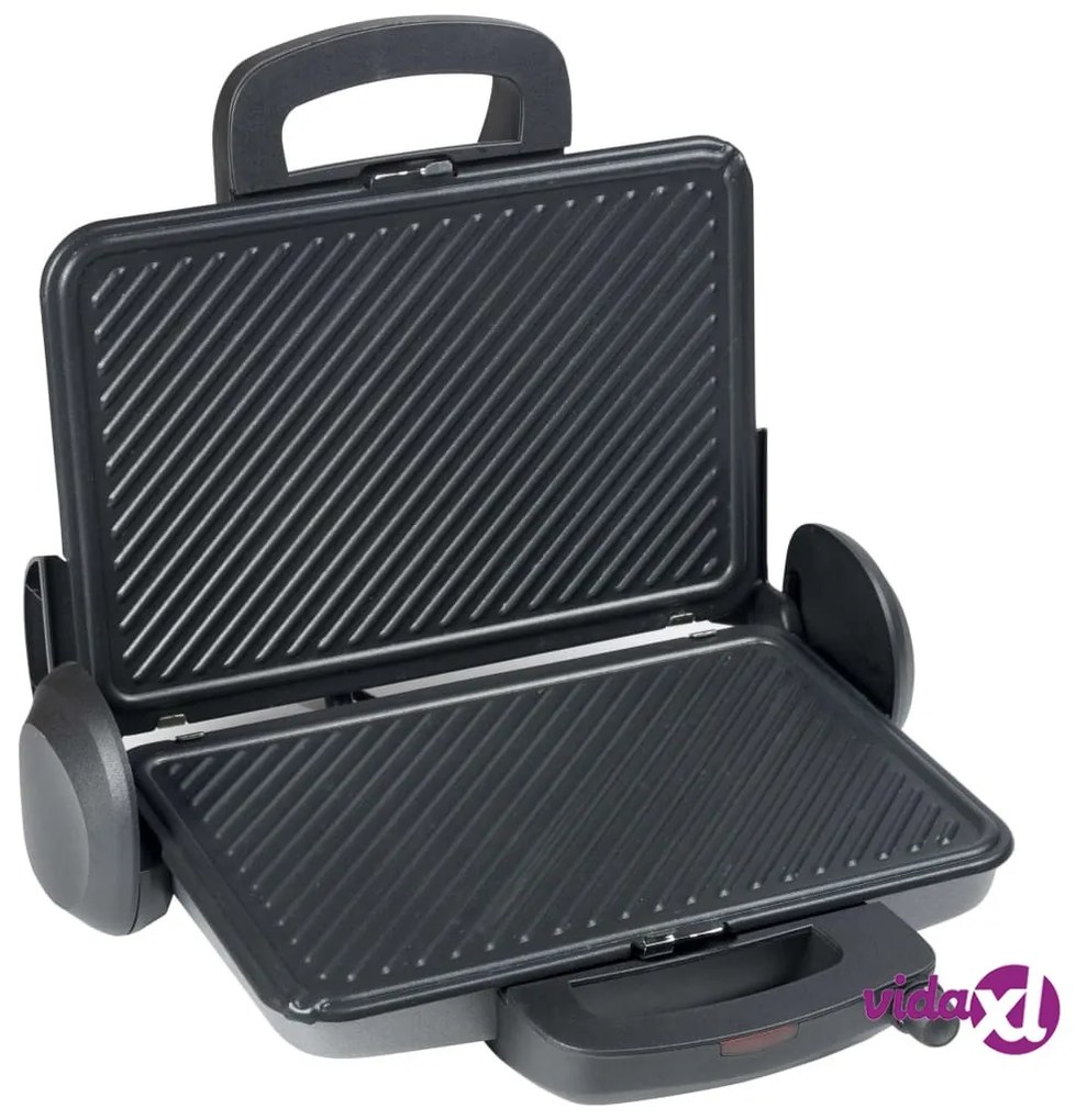 Bestron Griglia a Contatto Viva Italia ACG380 1800 W Grigio 31x22 cm