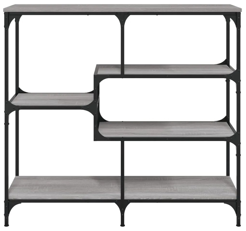 Tavolo consolle grigio sonoma 103x32x95 cm in legno multistrato