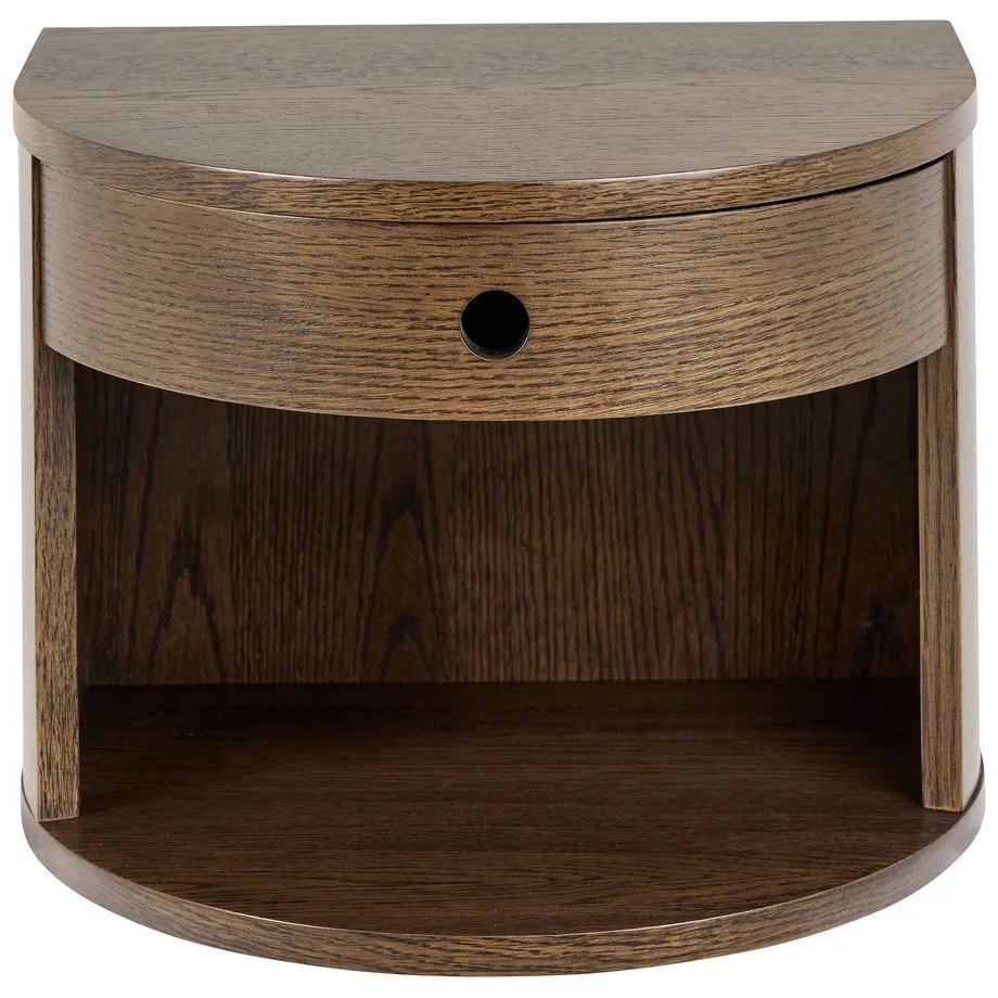 Comodino colore naturale scuro con effetto rovere Paron – Actona