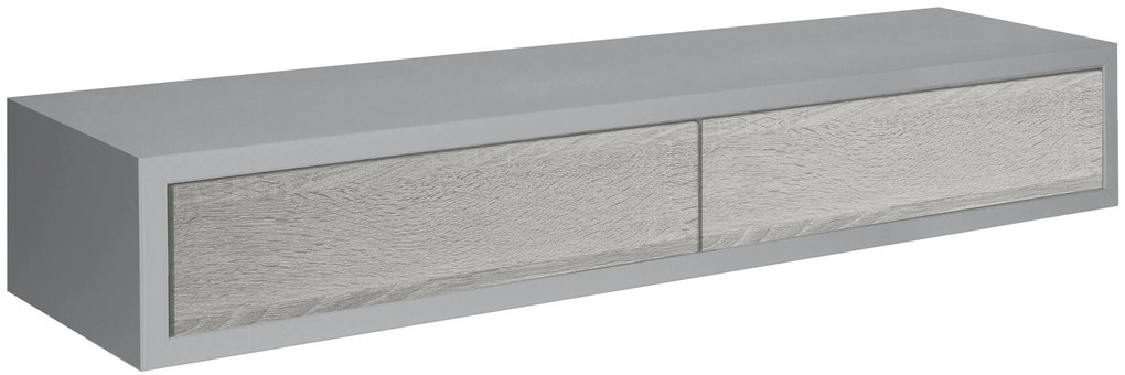 Mensola a muro Domino rettangolare in mdf L 88.2 x H 13.4 x P 20 cm
