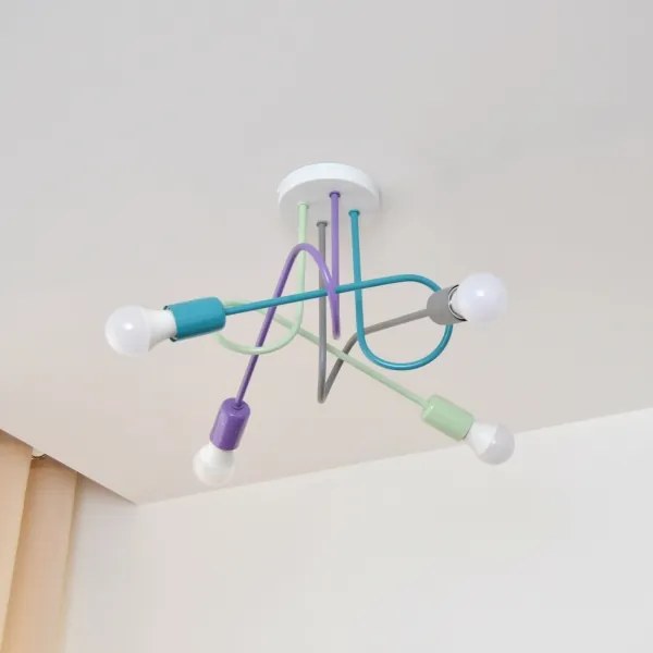 Plafoniera LED OXFORD 4xE27/10W/230V