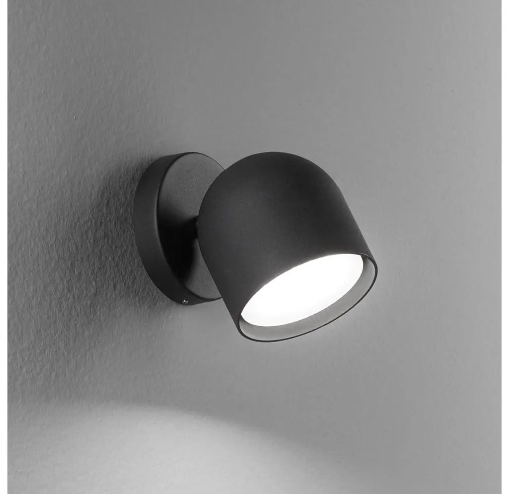 Ideal Lux - Luce Spot da parete a LED DODO 1xGX53/9W/230V nero