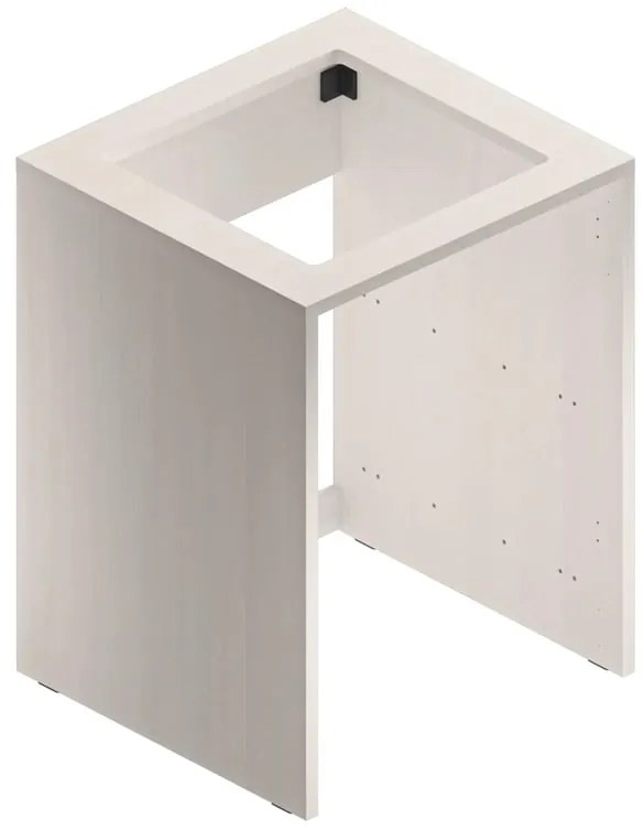 Mobile lavanderia Jnka in truciolare legno noce P 66 x L 70 x H 92 cm