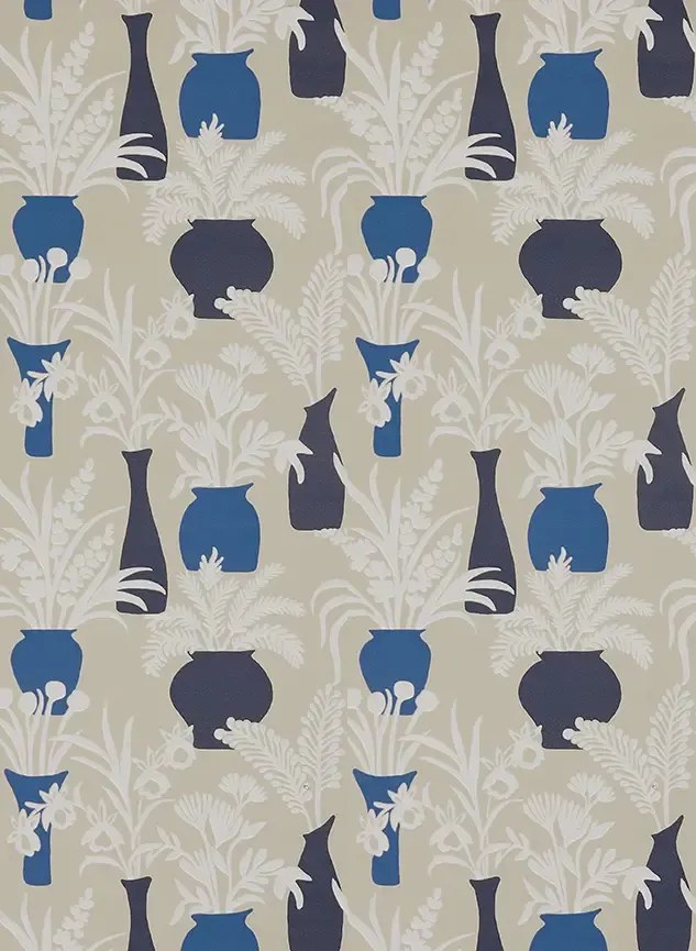 Osborne & Little Carta da parati Amphora - Indigo
