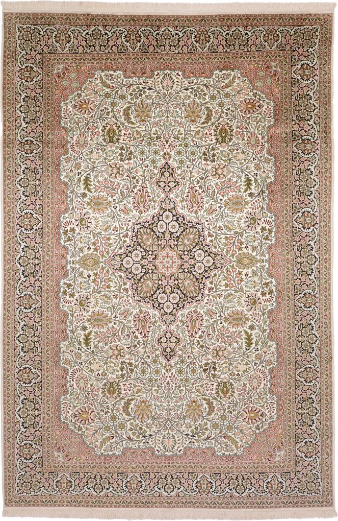 Cashmere Silk Tappeto orientale 190x280 (Indian) Annodato A Mano