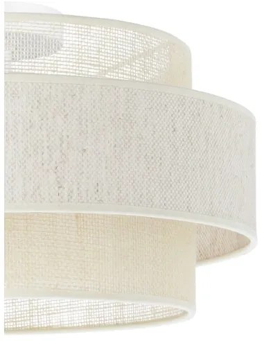 Plafoniera BOHO 1xE27/60W/230V Ø 40 cm crema/juta