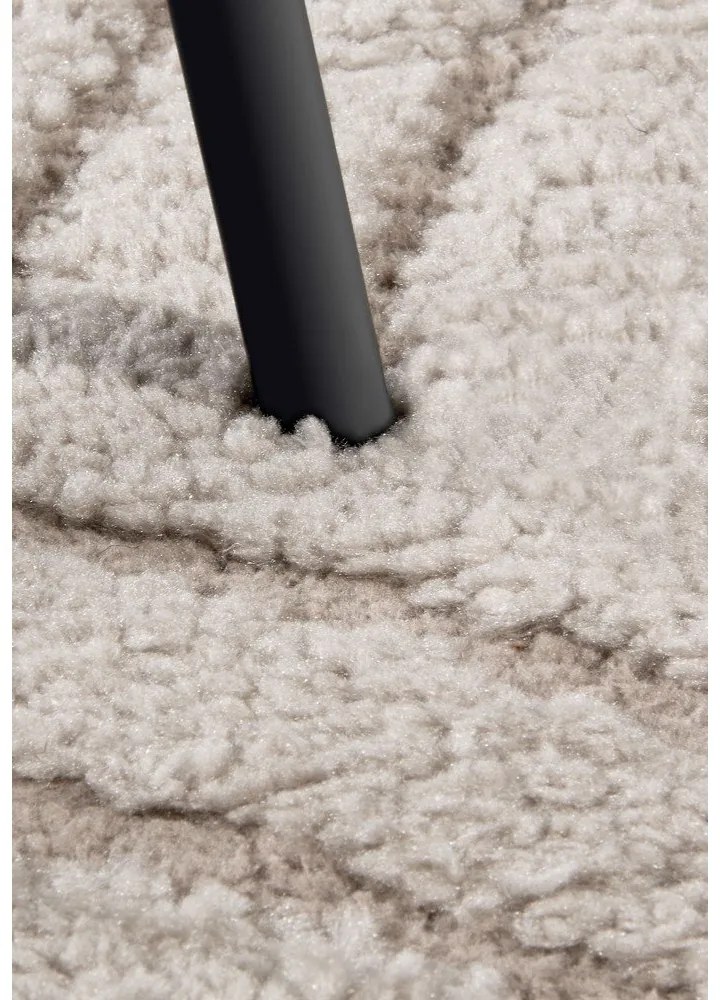 Tappeto rotondo beige ø 160 cm Panglao New York Taupe – Elle Decoration