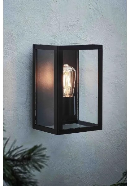 Markslöjd 107113 - Applique da esterno PELHAM 1xE27/60W/230V IP44 nero