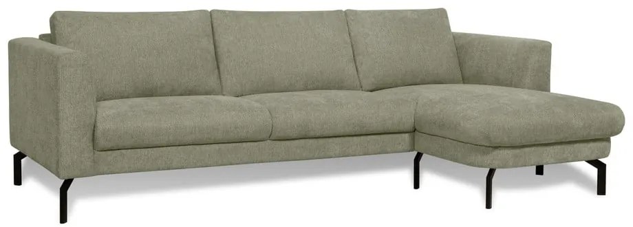 Divano angolare verde chiaro (angolo destro) Gomero - Scandic