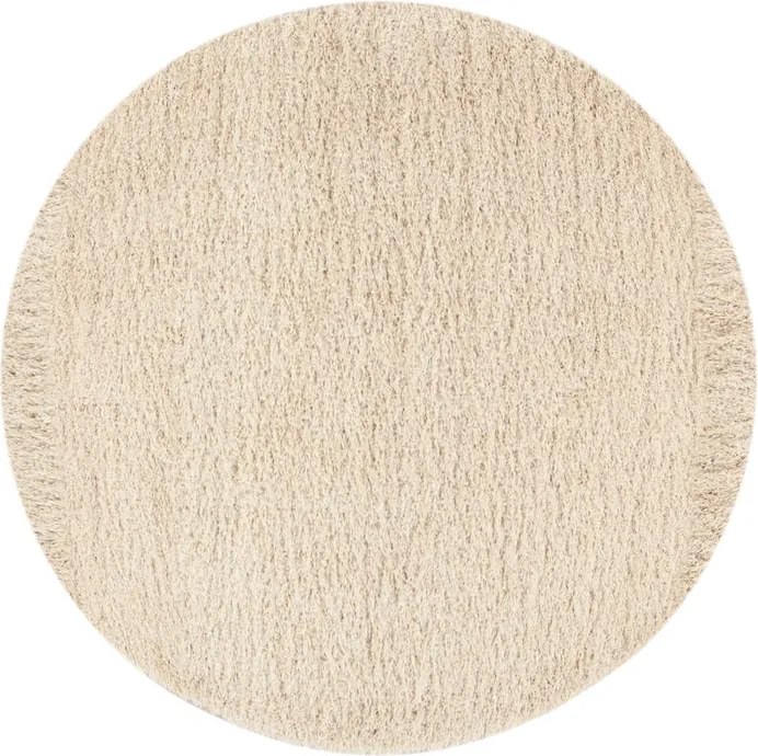 Tappeto Sheen in polipropilene crema ø 200 cm